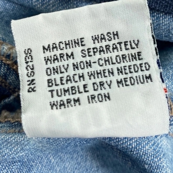 Vintage Guess women's denim sleeveless dress size 3 front pockets - Picture 12 of 16